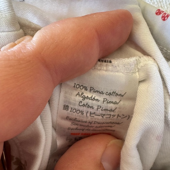 Kissy Kissy Pima Cotton Christmas Pajama Set Size 12-18 mths - Picture 6 of 6